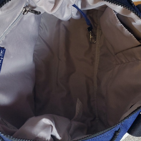 Kipling Art Mini Cotton Indigo Denim Crossbody Satchel - Picture 3 of 8